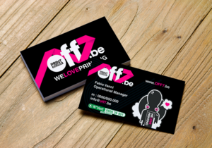 Cartes de visite avec plastification
