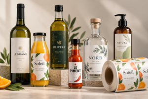 Étiquettes pour bouteilles